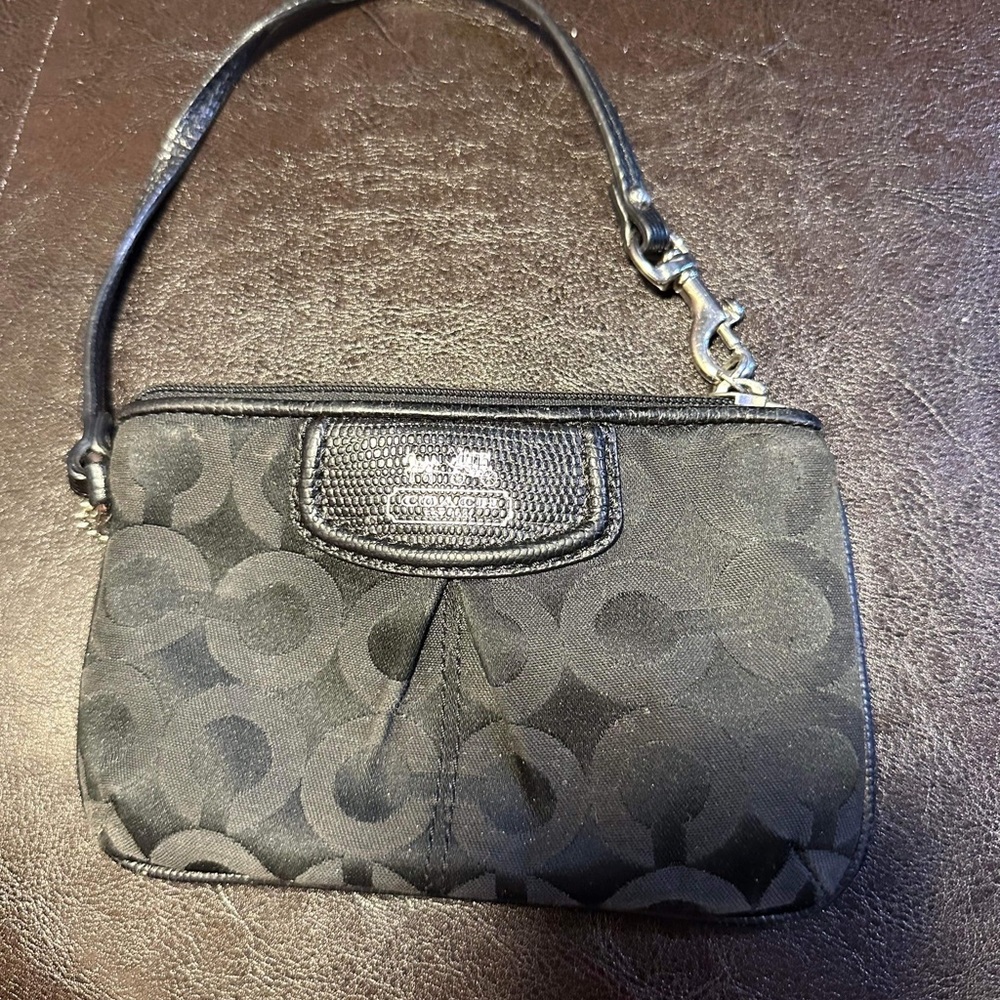 Small Coach Wristlet.